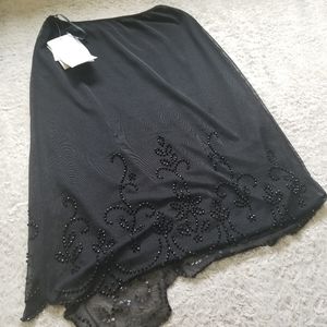 Vintage Scott McClintock Hand-Beaded Skirt